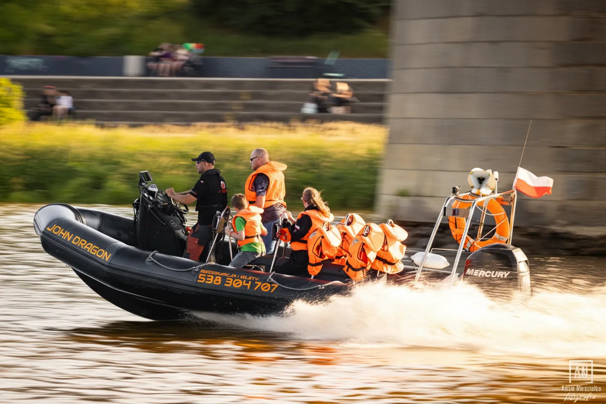 Bachelorette party on a RIB speedboat